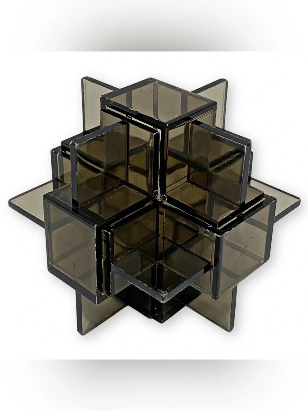Reiss Games Vintage 313 Torment Set of 2 Acrylic Interlocking Brainteaser Puzzle